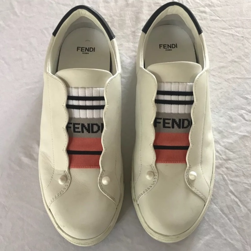 SALE!! Fendi slip on sneakers
